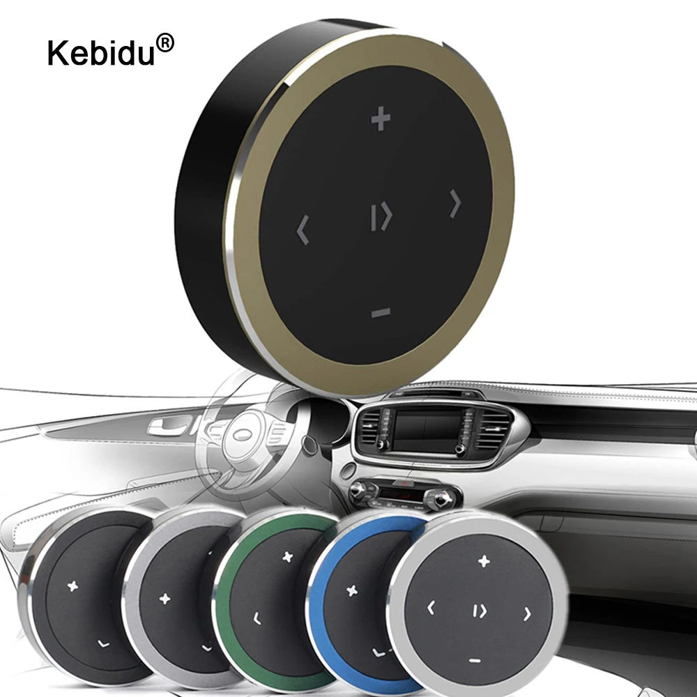 kebidu Steering Wheel Music Player Wireless Bluetooth Remote Control Media Button Multimedia for Android IOS Smartphone Car Kit
kebidu Steering Wheel Music Player Wireless Bluetooth Remote Control Media Button Multimedia for Android IOS Smartphone Car Kit