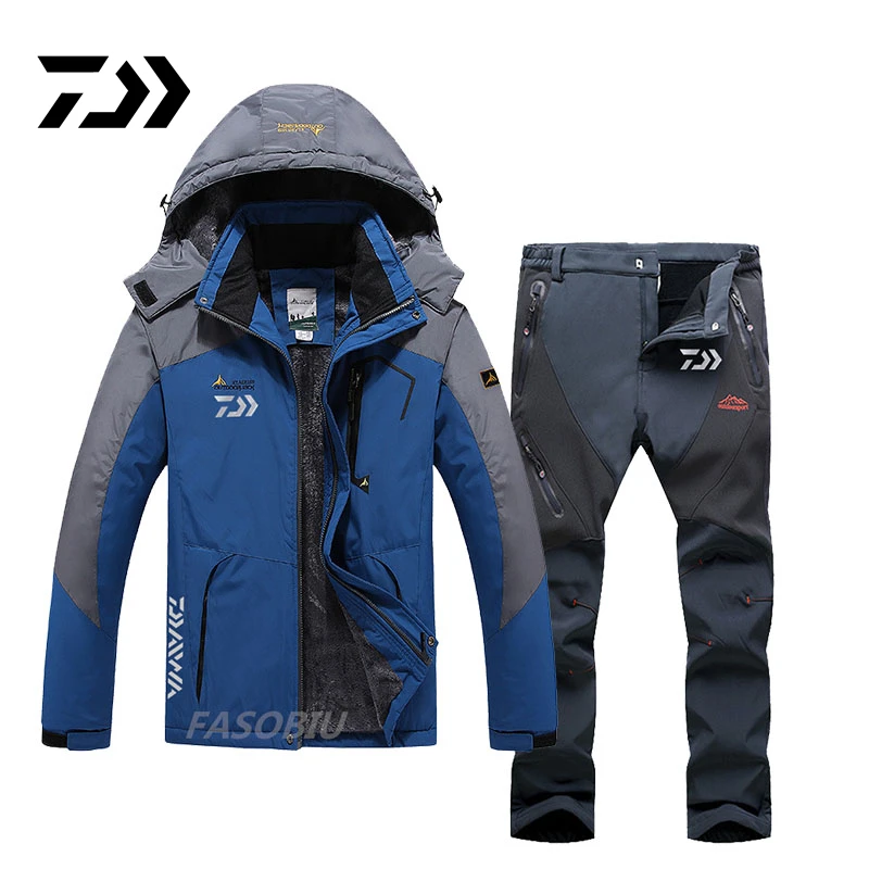 Новая уличная водонепроницаемая рыболовная куртка Daiwa, Мужская одежда для походов, теплые ветрозащитные штаны, качественный хлопковый кост...
Новая уличная водонепроницаемая рыболовная куртка Daiwa, Мужская одежда для походов, теплые ветрозащитные штаны, качественный хлопковый кост...