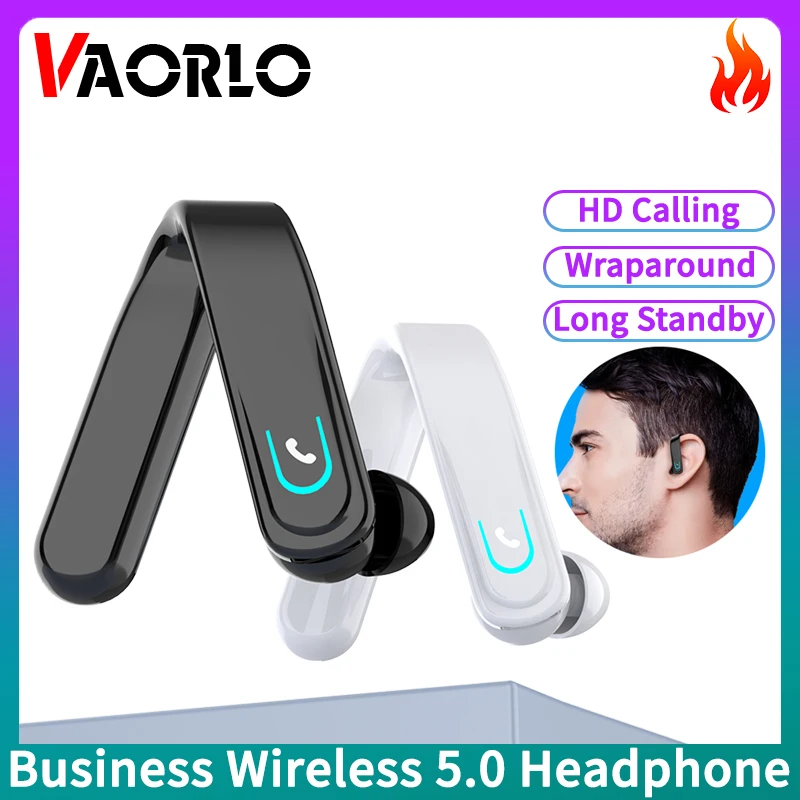 VAORLO Business Wireless Headphone Wraparound Mounting-Ear Bluetooth 5.0 Earphone True Stereo Music Long standby Sport Headsets
VAORLO Business Wireless Headphone Wraparound Mounting-Ear Bluetooth 5.0 Earphone True Stereo Music Long standby Sport Headsets