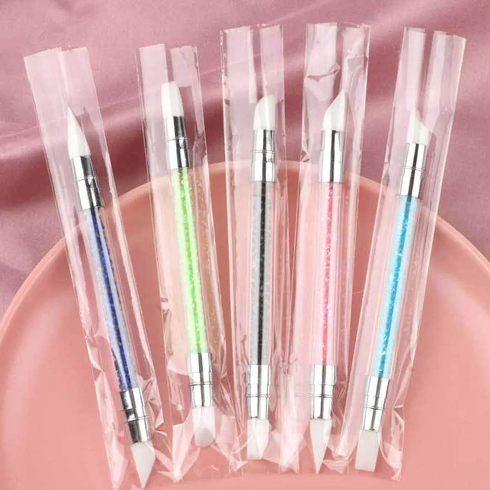 1 Pc Silicone Nail Art Acrylic Pen Double-Ended Nail Polish Carving Pen Silicone Head Manicure Tool For Nail Sculpting Carving
1 Pc Silicone Nail Art Acrylic Pen Double-Ended Nail Polish Carving Pen Silicone Head Manicure Tool For Nail Sculpting Carving