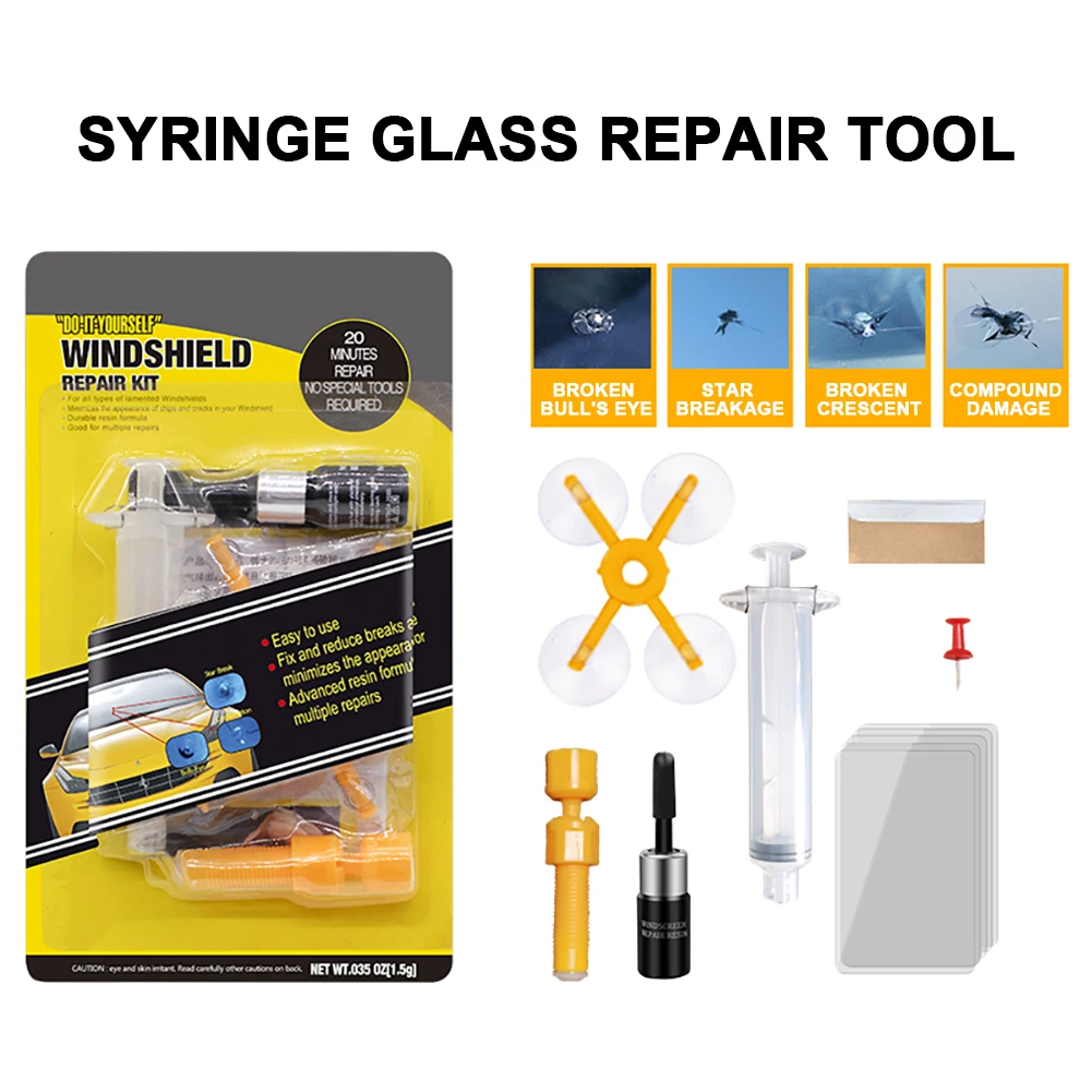 Windshield Repair Kit Car Windshield Repair Tool Car Glass Repair Liquid Car Windshield Repair Resin Cracked Glass Repair Kit
Windshield Repair Kit Car Windshield Repair Tool Car Glass Repair Liquid Car Windshield Repair Resin Cracked Glass Repair Kit