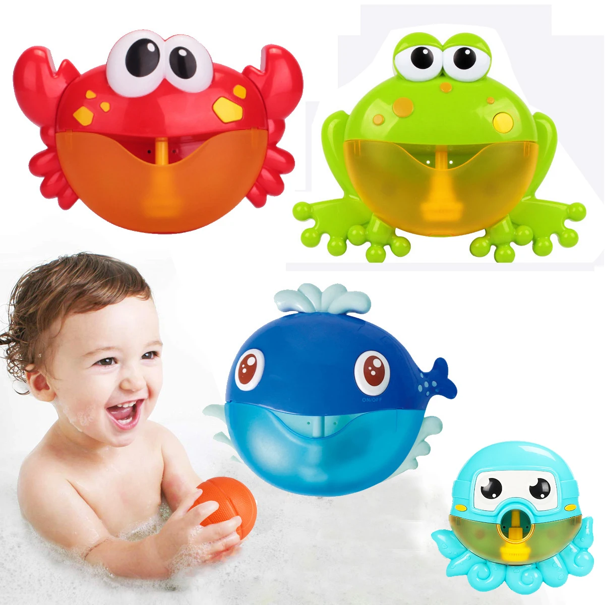 Dropshipping Bubble Machine Crabs Frog Music Kids Bath Toy Bathtub Soap Automatic Bubble Maker Baby Bathroom Toy for Children
Dropshipping Bubble Machine Crabs Frog Music Kids Bath Toy Bathtub Soap Automatic Bubble Maker Baby Bathroom Toy for Children