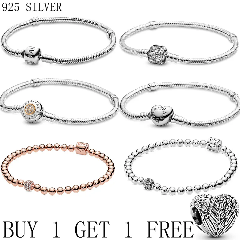 Hot 925 Sterling Silver Heart Base Snake Chain Moments Bracelet Clasp Fit Original Pan Beads Charms For Women DIY Jewelry Gift
Hot 925 Sterling Silver Heart Base Snake Chain Moments Bracelet Clasp Fit Original Pan Beads Charms For Women DIY Jewelry Gift