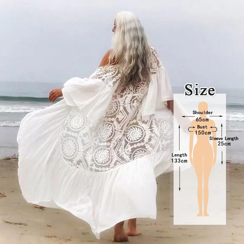 2021 New Bikini Cover-ups Sexy Belted Summer Dress White Lace Tunic Women Plus Size Beach Wear Swim Suit Cover Up
2021 New Bikini Cover-ups Sexy Belted Summer Dress White Lace Tunic Women Plus Size Beach Wear Swim Suit Cover Up