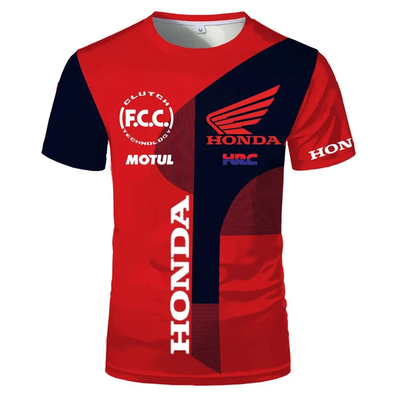 2021 Men's T shirt Honda Racing HRC Logo Motorcycle Racing Short Sleeve Male O Neck Summer Clothing Fashion Milk Fiber Tops Tee
2021 Men's T shirt Honda Racing HRC Logo Motorcycle Racing Short Sleeve Male O Neck Summer Clothing Fashion Milk Fiber Tops Tee