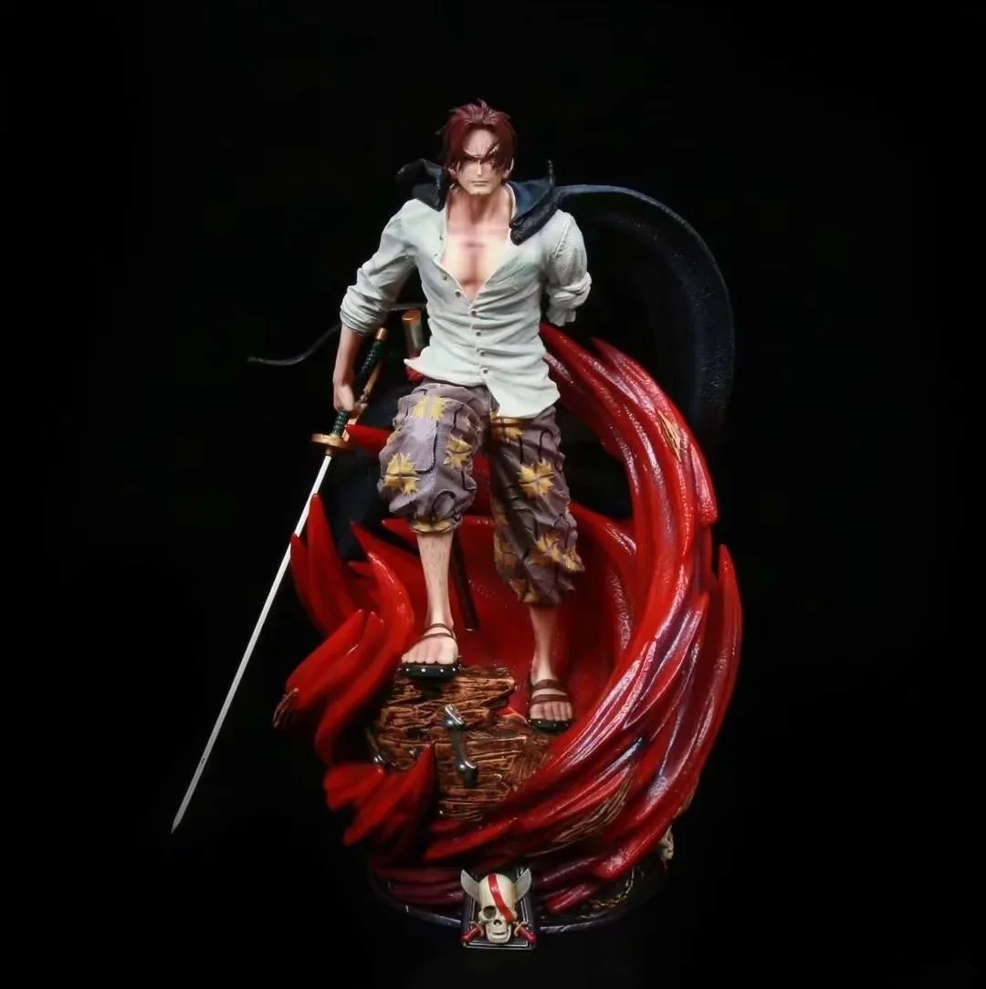 Anime O.n.e.P.i.e.c.e GK Four Emperors Red Haired Shanks Scene Statue Model Box Figure Approximately 39cm
Anime O.n.e.P.i.e.c.e GK Four Emperors Red Haired Shanks Scene Statue Model Box Figure Approximately 39cm