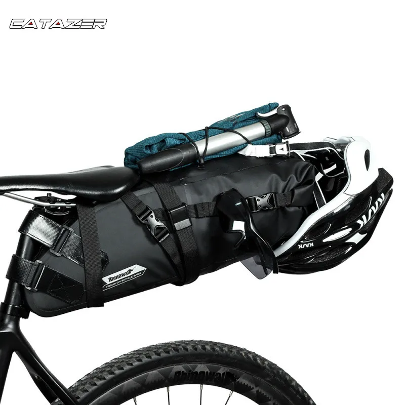 Bike Waterproof Bicycle Saddle Bag Reflective Large Capacity Foldable Tail Rear Bag Cycling MTB Trunk Pannier Black
Bike Waterproof Bicycle Saddle Bag Reflective Large Capacity Foldable Tail Rear Bag Cycling MTB Trunk Pannier Black