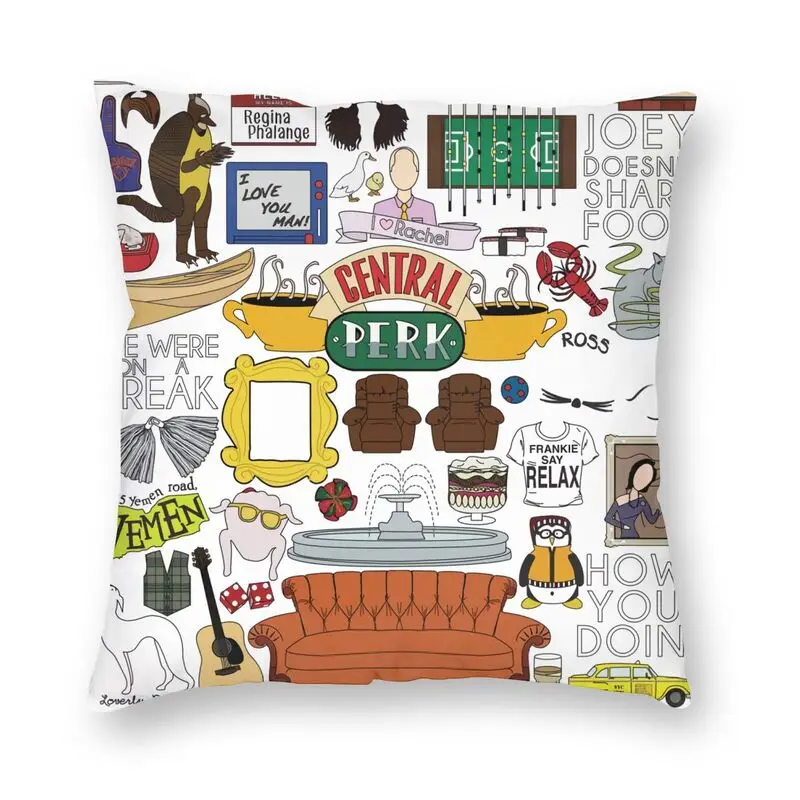 Funny Friends Collage Square Pillow Cover Home Decor TV Show Cushions Throw Pillow for Sofa Double-sided Printing
Funny Friends Collage Square Pillow Cover Home Decor TV Show Cushions Throw Pillow for Sofa Double-sided Printing