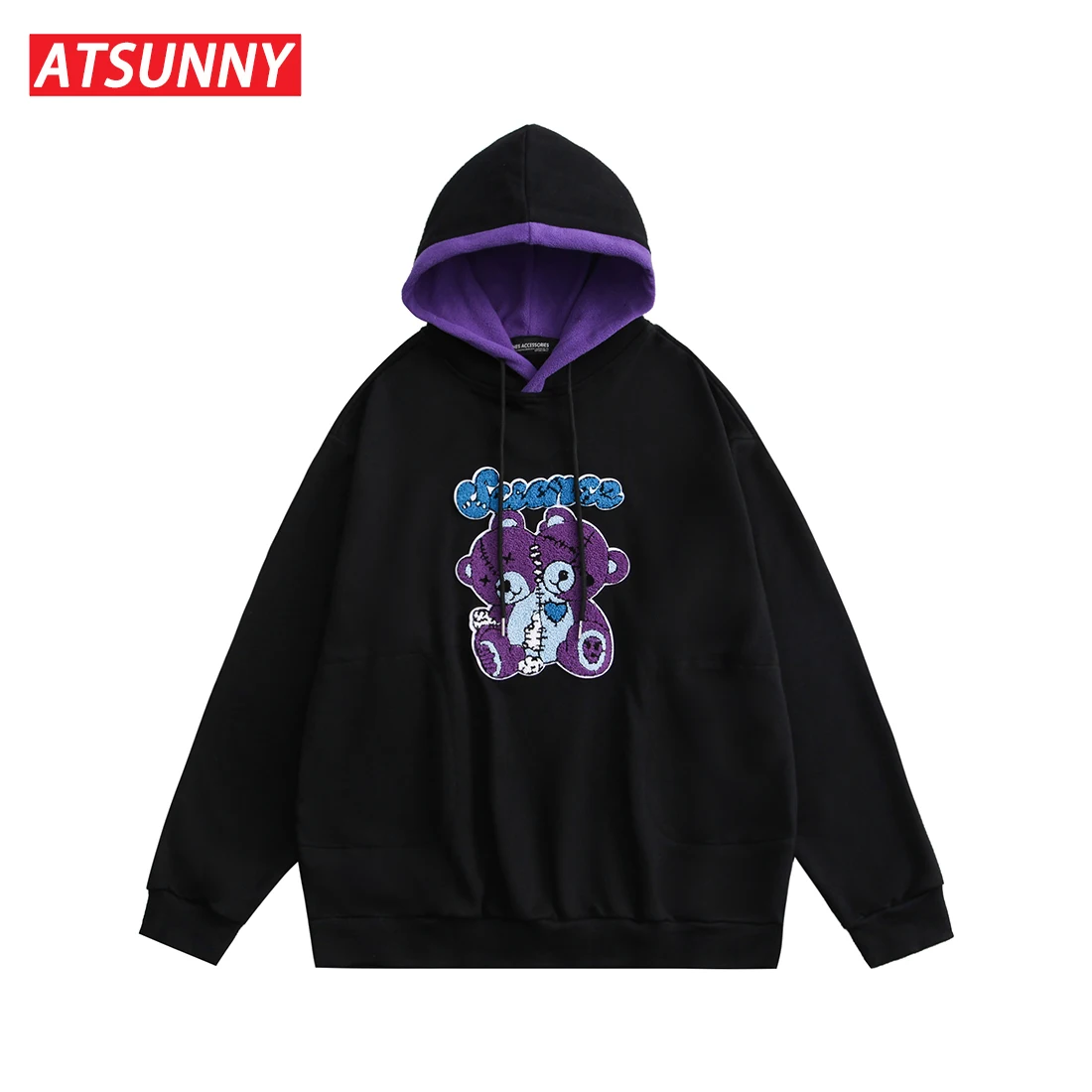 ATSUNNY American Street Sweatshirts with Bear Print Hoodies Streetwear Mens Hip Hop Harajuku Casual Sweat Tops
ATSUNNY American Street Sweatshirts with Bear Print Hoodies Streetwear Mens Hip Hop Harajuku Casual Sweat Tops