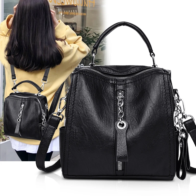 High Quality Leather Women Backpack Luxury Multifunctional Ladies Backpack Casual Shoulder Bags for Lady Travel Backpacks
High Quality Leather Women Backpack Luxury Multifunctional Ladies Backpack Casual Shoulder Bags for Lady Travel Backpacks