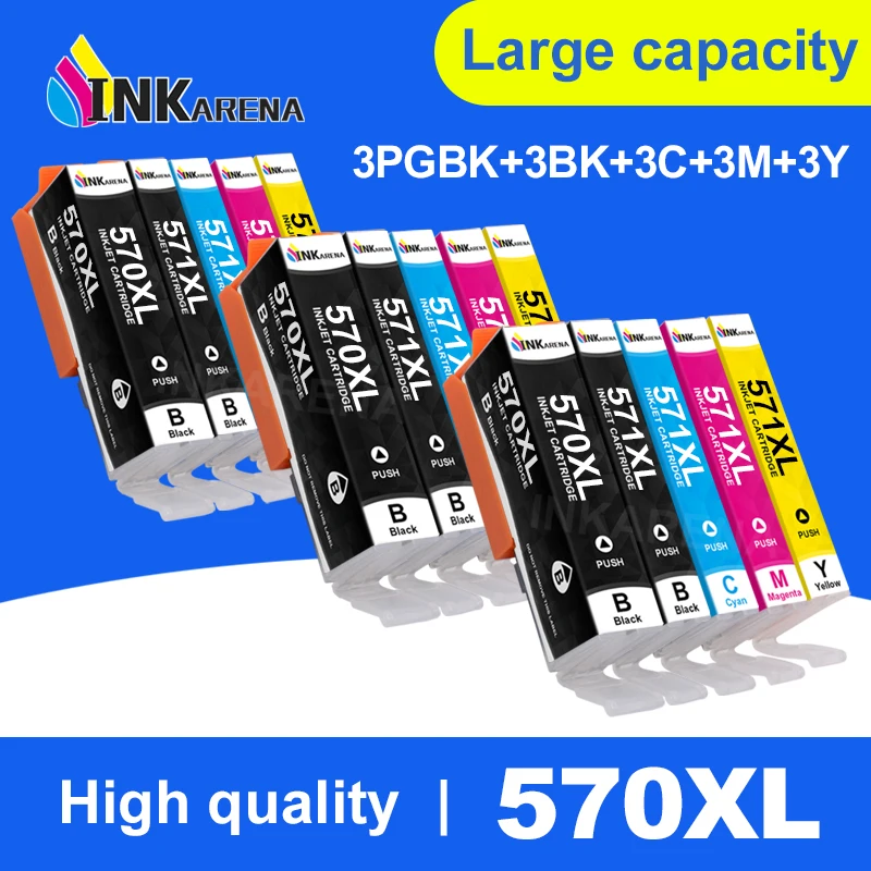 Картридж для принтера Canon PIXMA MG5750 MG5751 MG5752 MG6850 MG6851 MG6852 TS6050 TS5050 570
Картридж для принтера Canon PIXMA MG5750 MG5751 MG5752 MG6850 MG6851 MG6852 TS6050 TS5050 570