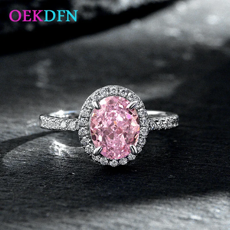 OEKDFN 100% 925 Sterling Silver Ring Cut 7*9MM Oval Created High Carbon Diamond Sapphire Gemstone Rings For Women Fine Jewelry
OEKDFN 100% 925 Sterling Silver Ring Cut 7*9MM Oval Created High Carbon Diamond Sapphire Gemstone Rings For Women Fine Jewelry