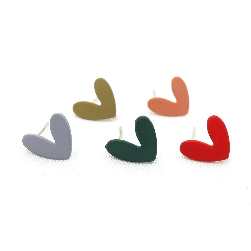 2021 Street Style color Heart Stud Earrings pin For Women Cute Lovely Love Heart Statement Earring Korean Jewelry accessories
2021 Street Style color Heart Stud Earrings pin For Women Cute Lovely Love Heart Statement Earring Korean Jewelry accessories