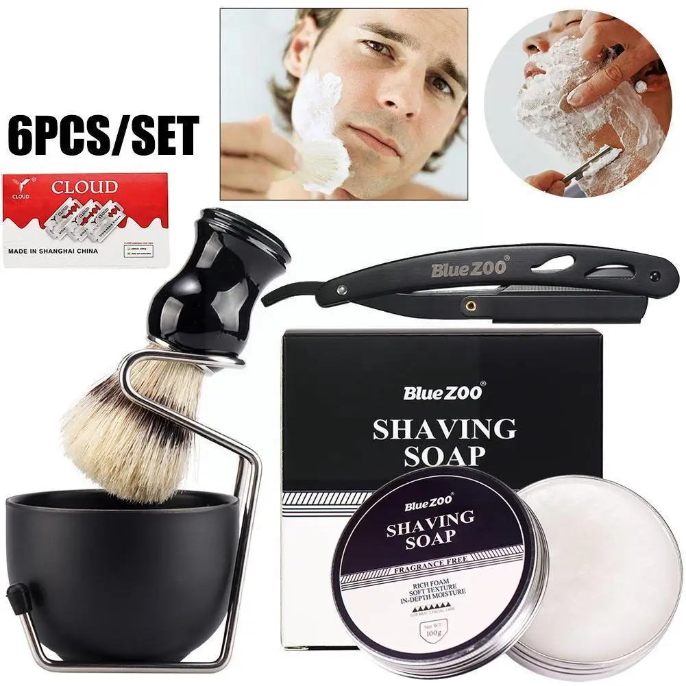 1 Set Professional Men Beard Brush Set Bowl Stand Shaving Shaving Brush Cleansing Mustache Tool N9b0
1 Set Professional Men Beard Brush Set Bowl Stand Shaving Shaving Brush Cleansing Mustache Tool N9b0