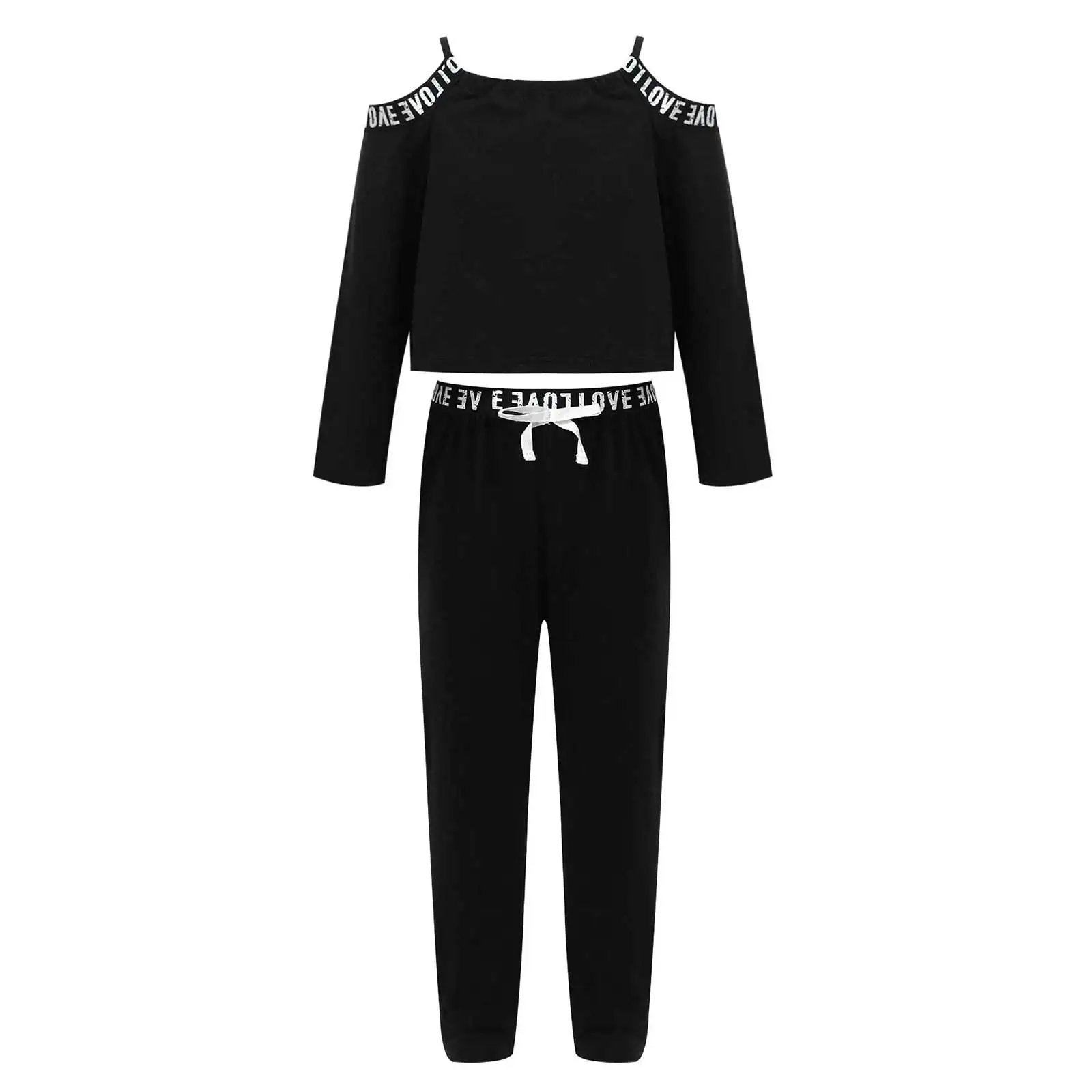 Oyolan Children's Clothing Girls Clothing Spring Open Shoulder Top+Pants Set Trousers Outfits Kids Tracksuit For Girl Sport Suit
Oyolan Children's Clothing Girls Clothing Spring Open Shoulder Top+Pants Set Trousers Outfits Kids Tracksuit For Girl Sport Suit