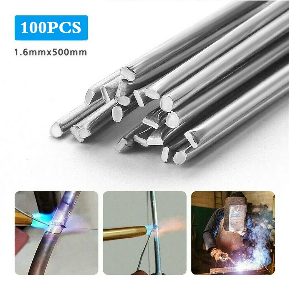 100pcs 1.6*500mm Welding Flux-Cored Rods Low Temperature Aluminum Wire Home Aluminium Flux Cored Weld Wire Easy Melt Welding Rod
100pcs 1.6*500mm Welding Flux-Cored Rods Low Temperature Aluminum Wire Home Aluminium Flux Cored Weld Wire Easy Melt Welding Rod
