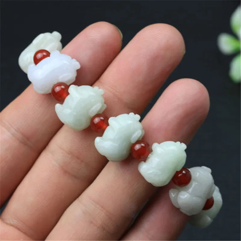 Natural Jade Emerald Pig Beads Bracelet Adjustable Bangle Charm Jewellery Fashion Accessories Hand-Carved Man Luck Amulet
Natural Jade Emerald Pig Beads Bracelet Adjustable Bangle Charm Jewellery Fashion Accessories Hand-Carved Man Luck Amulet