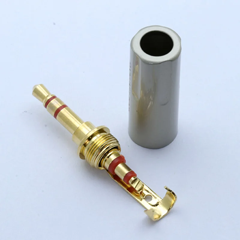 10pcs 3.5mm Jack 3Pole Luxury 24K Gold-plated Copper Earphone Plug for DIY Earphone Repairing Wire Connector Fixed for 6mm Cable
10pcs 3.5mm Jack 3Pole Luxury 24K Gold-plated Copper Earphone Plug for DIY Earphone Repairing Wire Connector Fixed for 6mm Cable