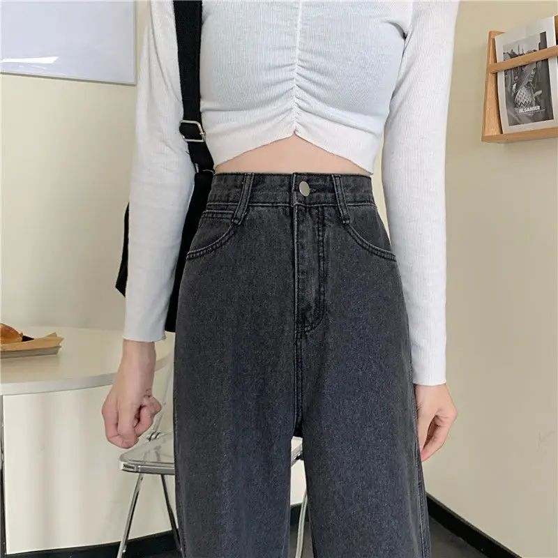 Jeans Women Classic Zipper Fly Vintage Denim Trousers Womens All-match Straight Female Loose Bottoms Daily Comfortable Harajuku
Jeans Women Classic Zipper Fly Vintage Denim Trousers Womens All-match Straight Female Loose Bottoms Daily Comfortable Harajuku