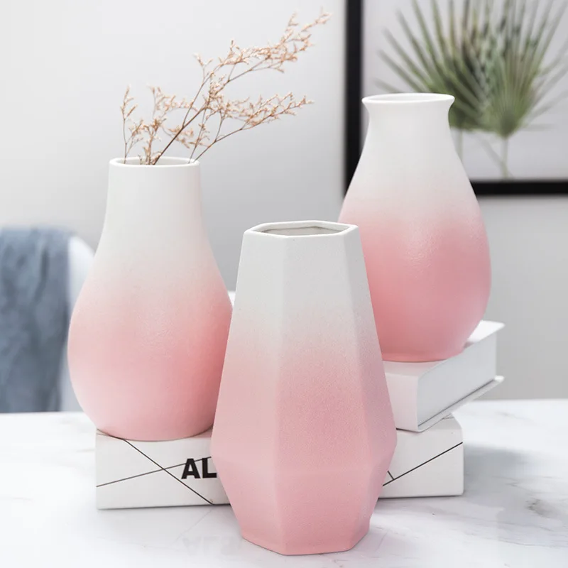 Simple home decoration macaron water storage large vase Nordic candy powder gradient color frosted ceramic vase Macaron
Simple home decoration macaron water storage large vase Nordic candy powder gradient color frosted ceramic vase Macaron