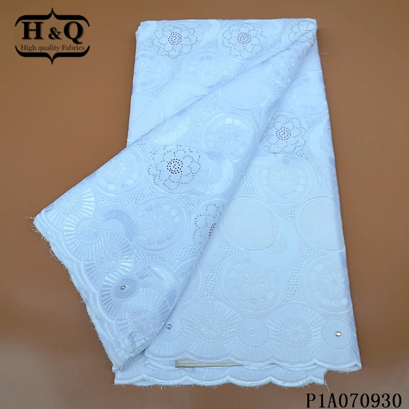 H&Q White Embroidery Swiss Voile Lace French Tulle Fabric 5 Yard With Stone And Rhinestone African Dry Lace For Nigerian Wedding
H&Q White Embroidery Swiss Voile Lace French Tulle Fabric 5 Yard With Stone And Rhinestone African Dry Lace For Nigerian Wedding
