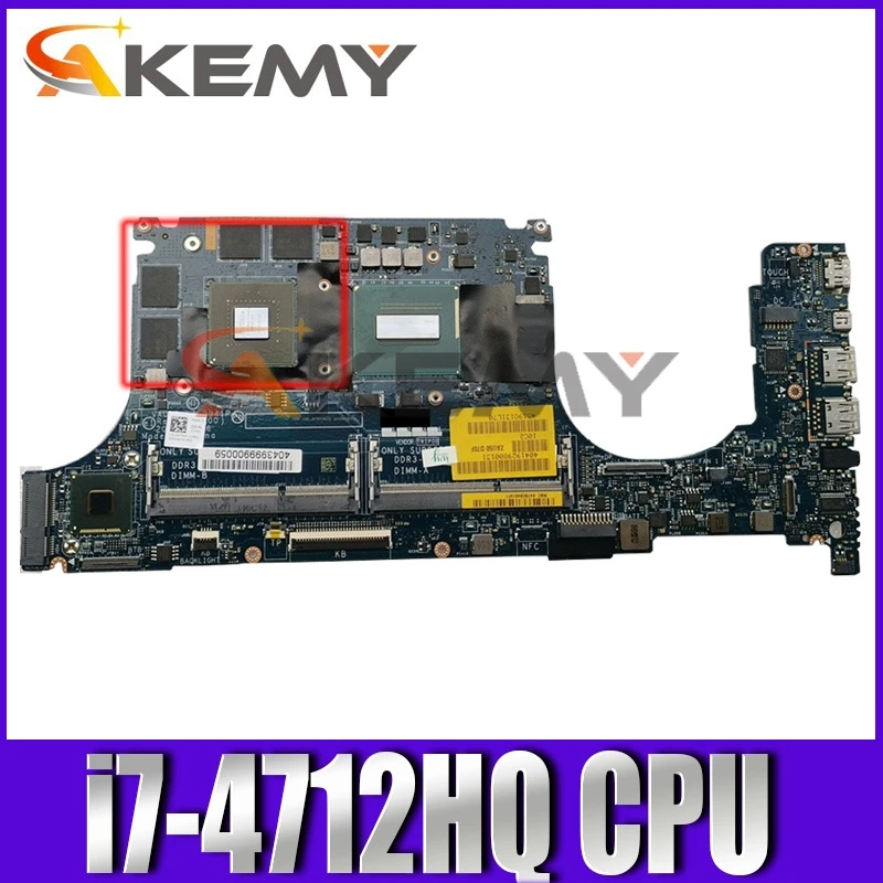 Original Laptop motherboard For DELL XPS 9530 i7-4712HQ Mainboard LA-9941P CN-0T37HN 0T37HN SR1PZ N14P-GT-A2 DDR3
Original Laptop motherboard For DELL XPS 9530 i7-4712HQ Mainboard LA-9941P CN-0T37HN 0T37HN SR1PZ N14P-GT-A2 DDR3