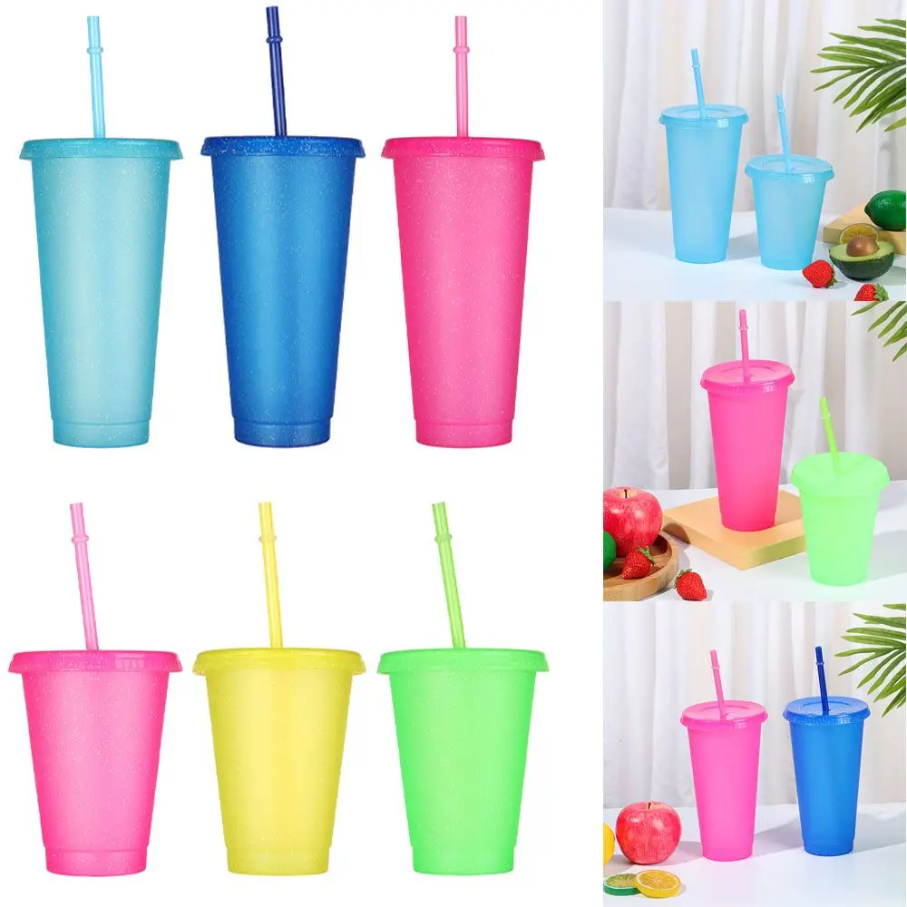 1pcs Personalized Reusable Drinkware Shiny Flash Powder Straw Cup Water Bottle With Straws Drinking Cup 
1pcs Personalized Reusable Drinkware Shiny Flash Powder Straw Cup Water Bottle With Straws Drinking Cup