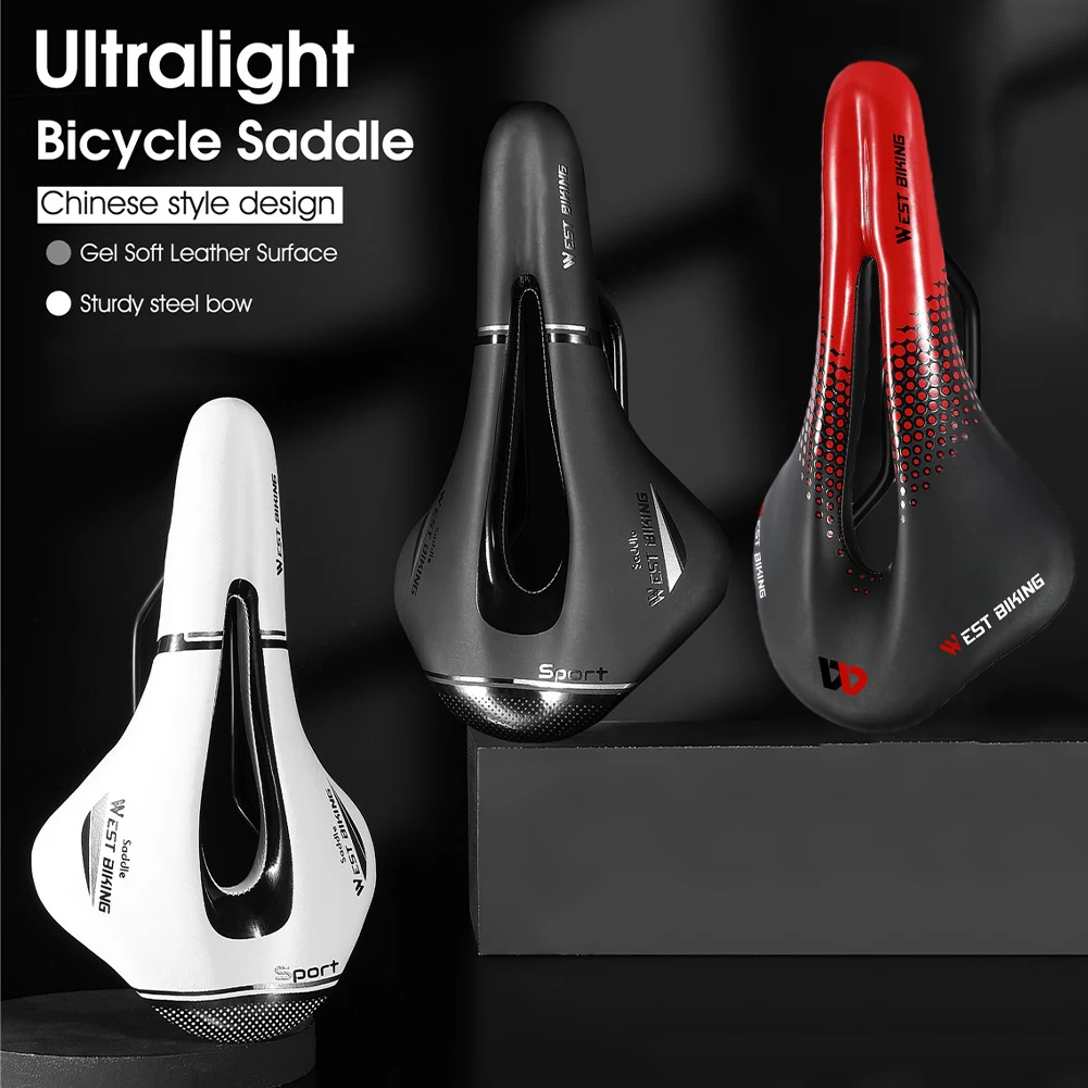 New Bike Saddle Lightweight Cycling Saddle MTB Road Bike Seat for Men Waterproof Leather Breathable Seat Cushion Bicycle Saddle
New Bike Saddle Lightweight Cycling Saddle MTB Road Bike Seat for Men Waterproof Leather Breathable Seat Cushion Bicycle Saddle