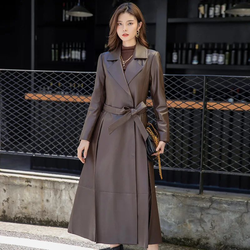 Ветровка женская из натуральной овечьей кожи, до колена, осень 2021
Ветровка женская из натуральной овечьей кожи, до колена, осень 2021