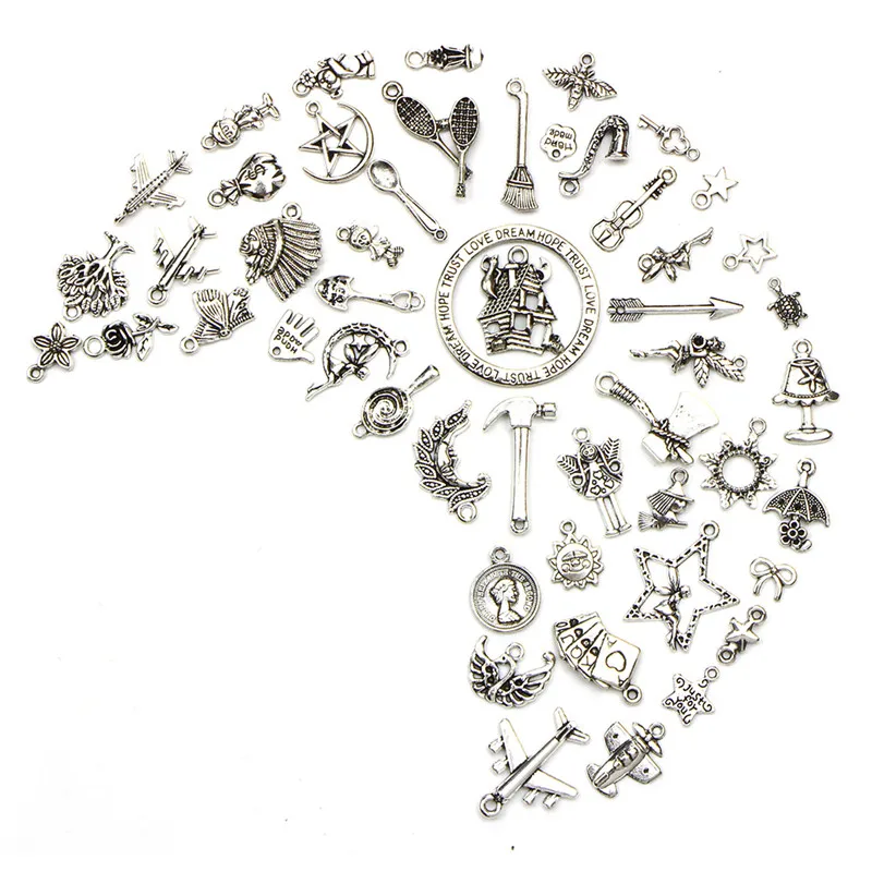 100 шт./компл. DIY ювелирные изделия, новое изготовление соединителя, смешанные бусины, подходят для амулетного браслета, Серебряный кулон в ти...
100 шт./компл. DIY ювелирные изделия, новое изготовление соединителя, смешанные бусины, подходят для амулетного браслета, Серебряный кулон в ти...