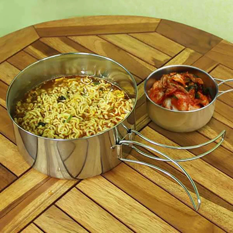 Mountaineering Set Pot Outdoor Picnic Stainless Steel Bento Pot Non-Stick Pan Camping Cooking Pot Picnic Cookware
Mountaineering Set Pot Outdoor Picnic Stainless Steel Bento Pot Non-Stick Pan Camping Cooking Pot Picnic Cookware