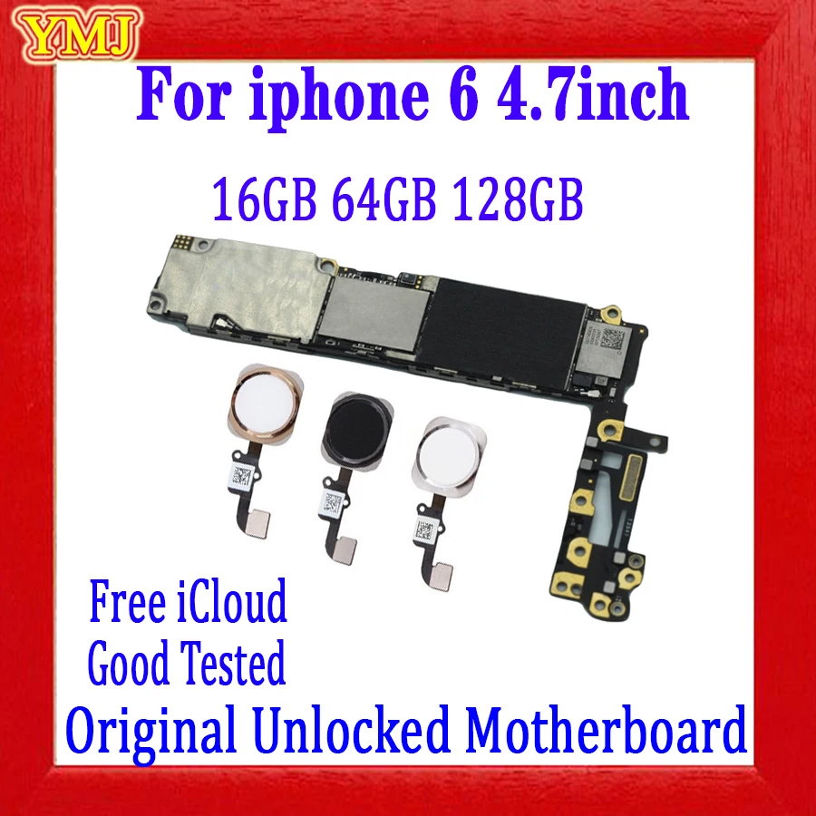 100% full unlocked for iphone 6 4.7inch Motherboard with Touch ID for iphone 6 Mainboard with IOS System Logic board
100% full unlocked for iphone 6 4.7inch Motherboard with Touch ID for iphone 6 Mainboard with IOS System Logic board