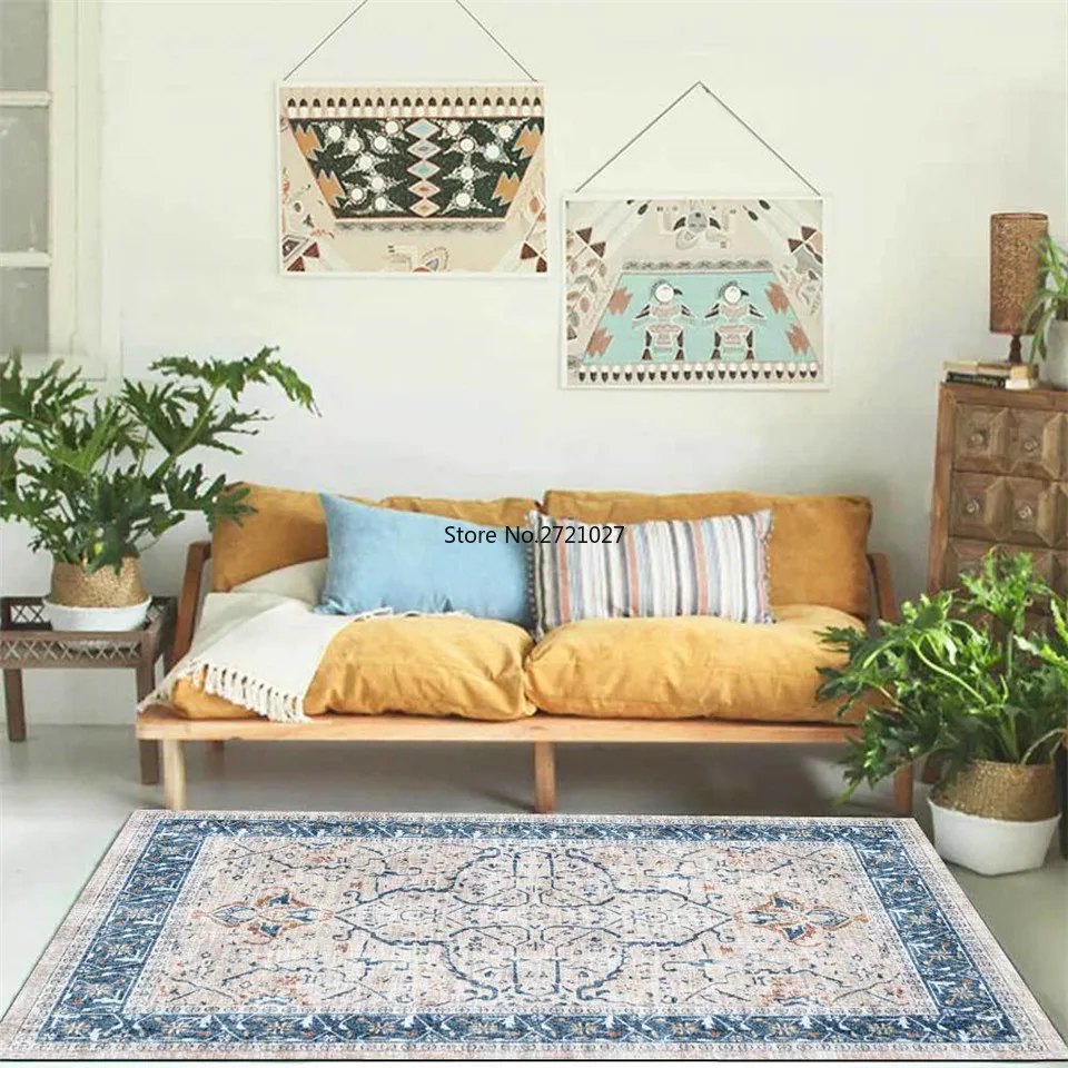 Fresh Ethnic Style Pink Blue Floral Carpet Flower Printing Bedroom Floor Mats Carpet Kitchen Floor Washable Non-slip Floor Mats
Fresh Ethnic Style Pink Blue Floral Carpet Flower Printing Bedroom Floor Mats Carpet Kitchen Floor Washable Non-slip Floor Mats
