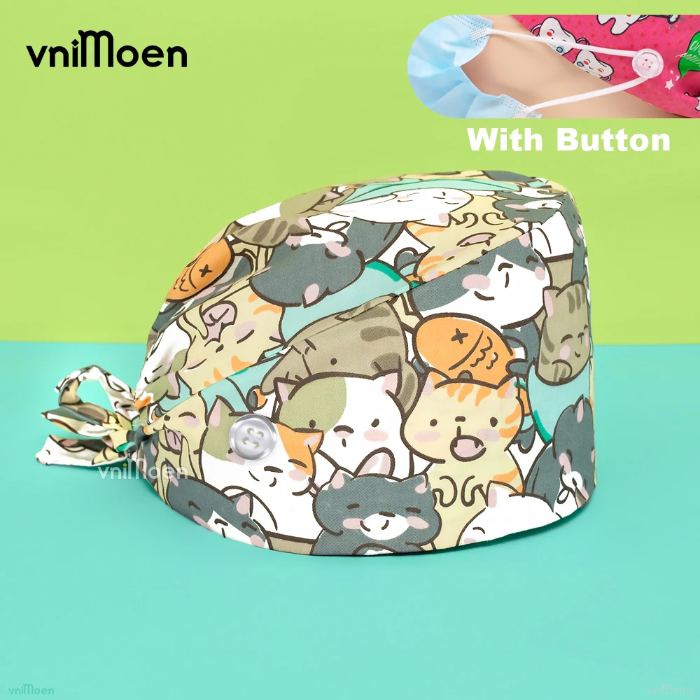 beauty salon nursing cap laboratory pet shop fashion scrub caps Hot Adjustable scrubs women Unisex Printing Cotton Scrub Hat
beauty salon nursing cap laboratory pet shop fashion scrub caps Hot Adjustable scrubs women Unisex Printing Cotton Scrub Hat