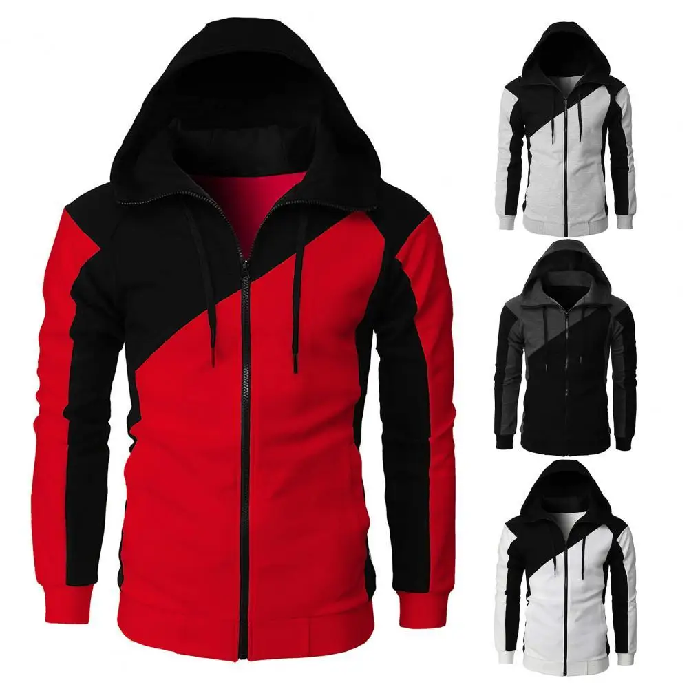 2021 Fashion Hooded Zipper Closure Men Jacket Tracksuit Patchwork Color Slim Fits Casual Sweatshirt Male Clothing Daily Wear
2021 Fashion Hooded Zipper Closure Men Jacket Tracksuit Patchwork Color Slim Fits Casual Sweatshirt Male Clothing Daily Wear