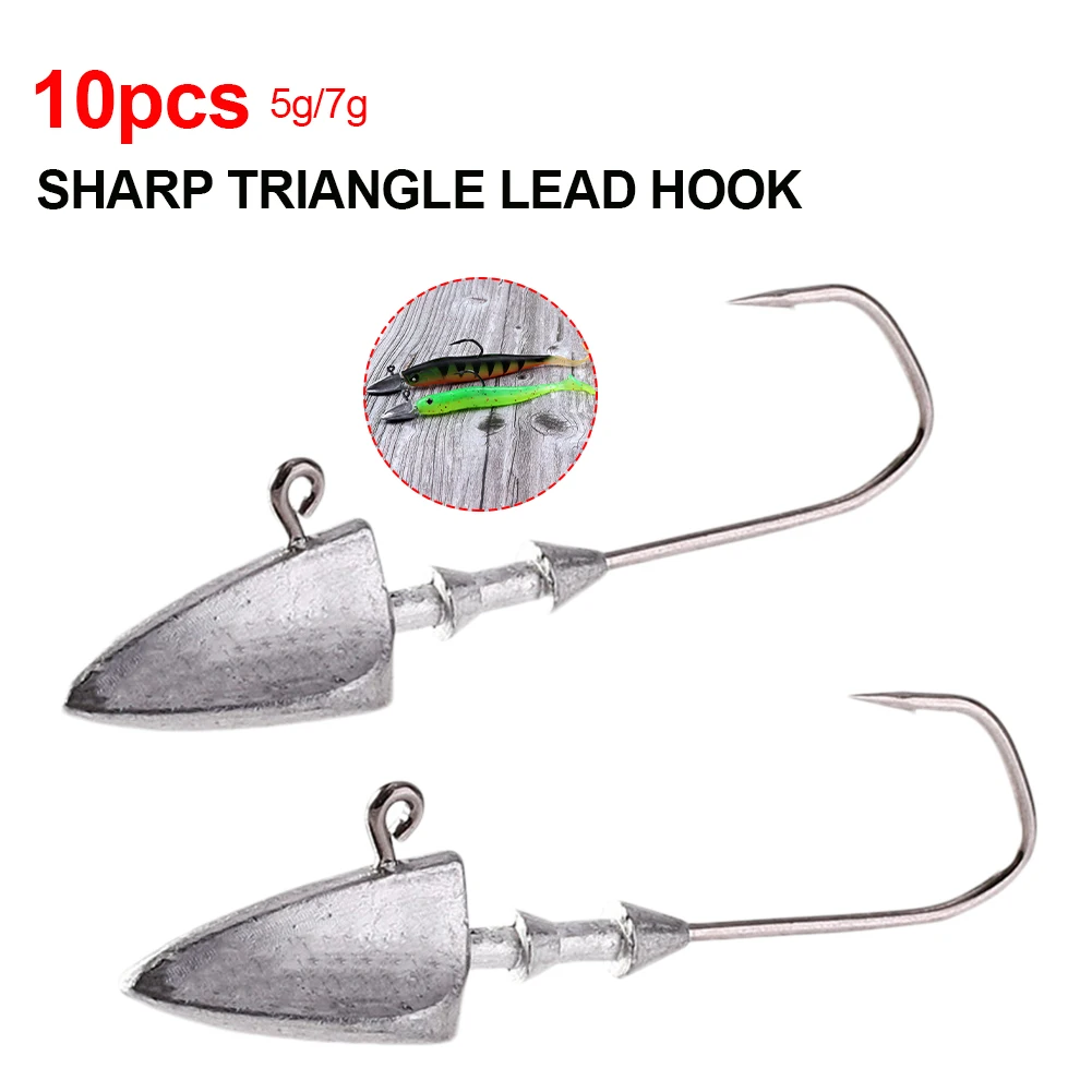 New Sale Jig head Fishing Hooks High Steel Carbon Material Treble Fishing Hook Round Folded Saltwater Bass 5g 7g Tackle Tool
New Sale Jig head Fishing Hooks High Steel Carbon Material Treble Fishing Hook Round Folded Saltwater Bass 5g 7g Tackle Tool