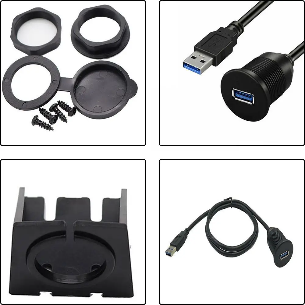 1pcs Data Water Line USB 3.0 Extension Flush Mount Car Truck Cable Mount For Car Boat Motorcycle Extension V7X2
1pcs Data Water Line USB 3.0 Extension Flush Mount Car Truck Cable Mount For Car Boat Motorcycle Extension V7X2