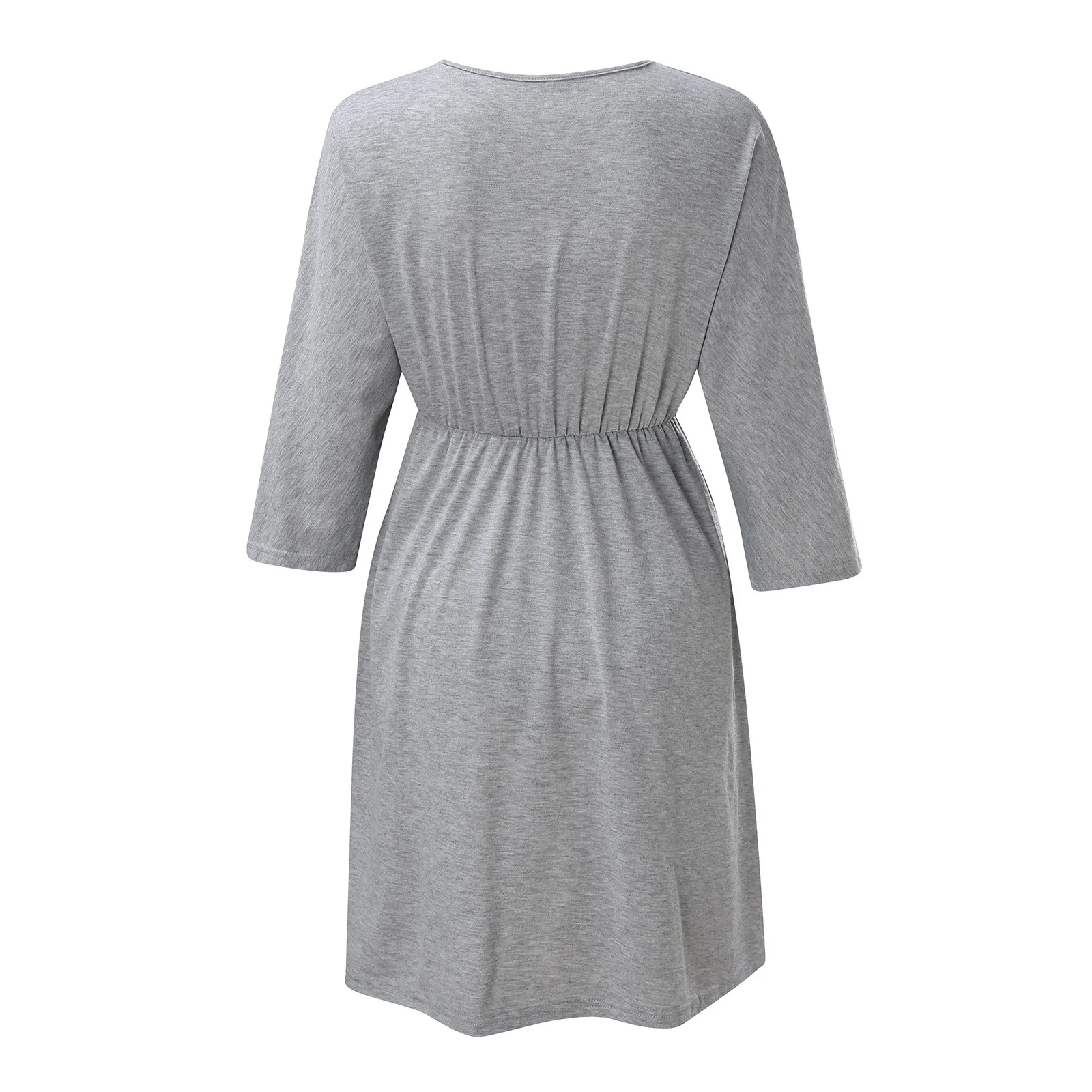 Pregnancy Pajamas Women Maternity Short Sleeve V-neck Nursing Pregnancy Clothing Gray Nightdress Breastfeeding Dress Vestidos
Pregnancy Pajamas Women Maternity Short Sleeve V-neck Nursing Pregnancy Clothing Gray Nightdress Breastfeeding Dress Vestidos