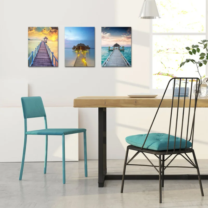 Scandinavian Nature Landscape Canvas Painting Wooden Bridge At Sunset Wall Art Poster Nordic Print Modern Picture Home Decor
Scandinavian Nature Landscape Canvas Painting Wooden Bridge At Sunset Wall Art Poster Nordic Print Modern Picture Home Decor