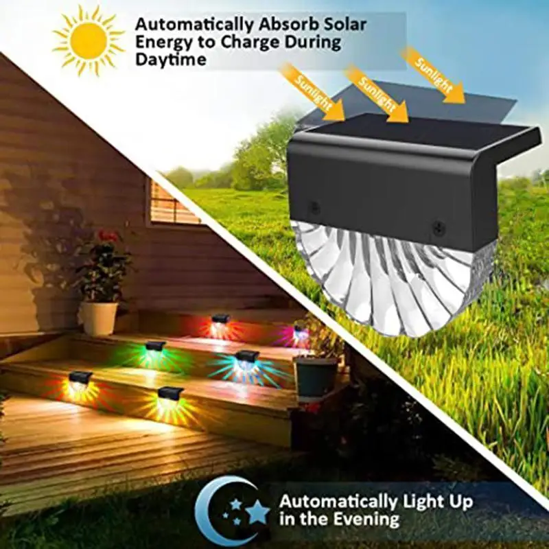 Solar Deck Lights Kit Deck-Light Patio-Stairs Step Yard Garden Solar Outdoor Waterproof White/color-Changing-Lighting
Solar Deck Lights Kit Deck-Light Patio-Stairs Step Yard Garden Solar Outdoor Waterproof White/color-Changing-Lighting