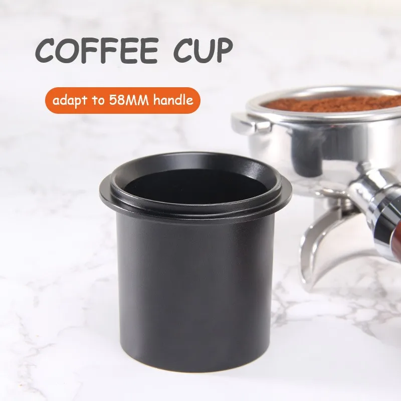 Чашка для приема кофейного порошка, ручная чашка для взвешивания зерен, ручка 58 мм, устройство для приема порошка, кухонные аксессуары 
Чашка для приема кофейного порошка, ручная чашка для взвешивания зерен, ручка 58 мм, устройство для приема порошка, кухонные аксессуары