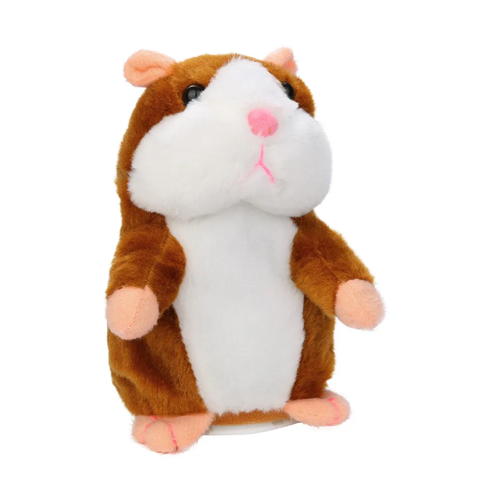 

Novelty Gag Toys Adorable Interesting Speak Talking Record Hamster Mouse Plush Kids Toys Creative Pet Electronic Plush Toy