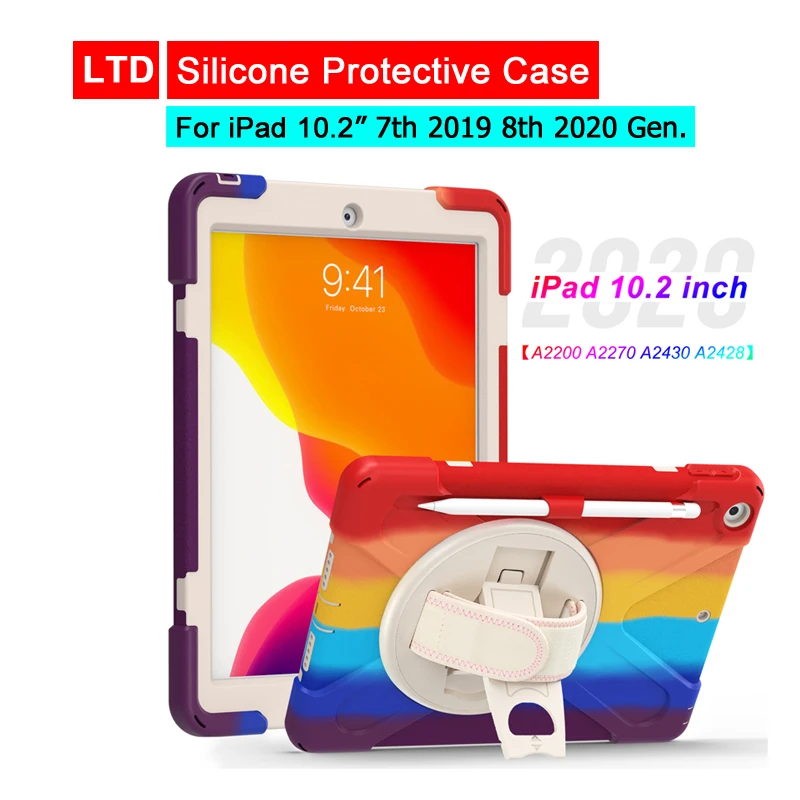 Чехол для iPad 10,2 7th 8th Air 4 10,9 2018 2017 5th 6th Mini 1 2 3 4 5 с держателем для карандашей, ремешком на руку, вращающийся чехол для планшета
Чехол для iPad 10,2 7th 8th Air 4 10,9 2018 2017 5th 6th Mini 1 2 3 4 5 с держателем для карандашей, ремешком на руку, вращающийся чехол для планшета