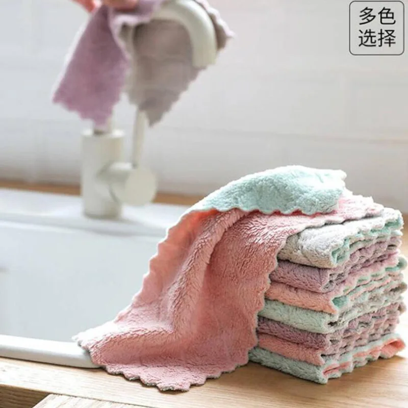 Microfiber Scouring Pad for Kitchen Non-Stick Oil Rags Absorbent Dishcloth Soft Dish Towel for Home Cleaning
Microfiber Scouring Pad for Kitchen Non-Stick Oil Rags Absorbent Dishcloth Soft Dish Towel for Home Cleaning