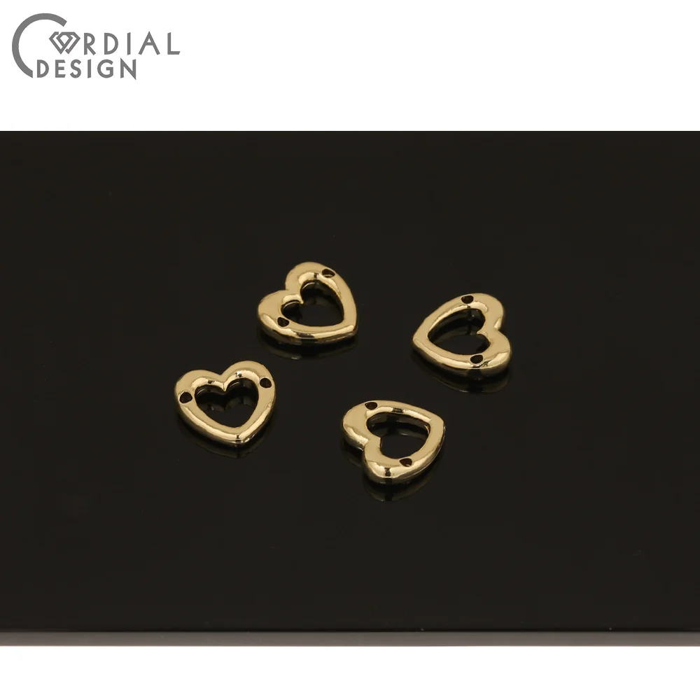 Cordial Design 100Pcs 12*12MM Earrings Accessories/Connectors/Heart Shape/DIY Charms/Hand Made/Jewelry Findings & Components 
Cordial Design 100Pcs 12*12MM Earrings Accessories/Connectors/Heart Shape/DIY Charms/Hand Made/Jewelry Findings & Components
