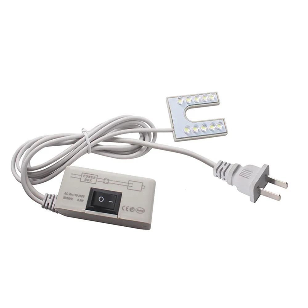 U Shape Led Sewing Light EU/US Plug 10 Leds Working Light Indoor Night Lamp AC110V 220V & Switch On/Off for Office,Kitchen
U Shape Led Sewing Light EU/US Plug 10 Leds Working Light Indoor Night Lamp AC110V 220V & Switch On/Off for Office,Kitchen