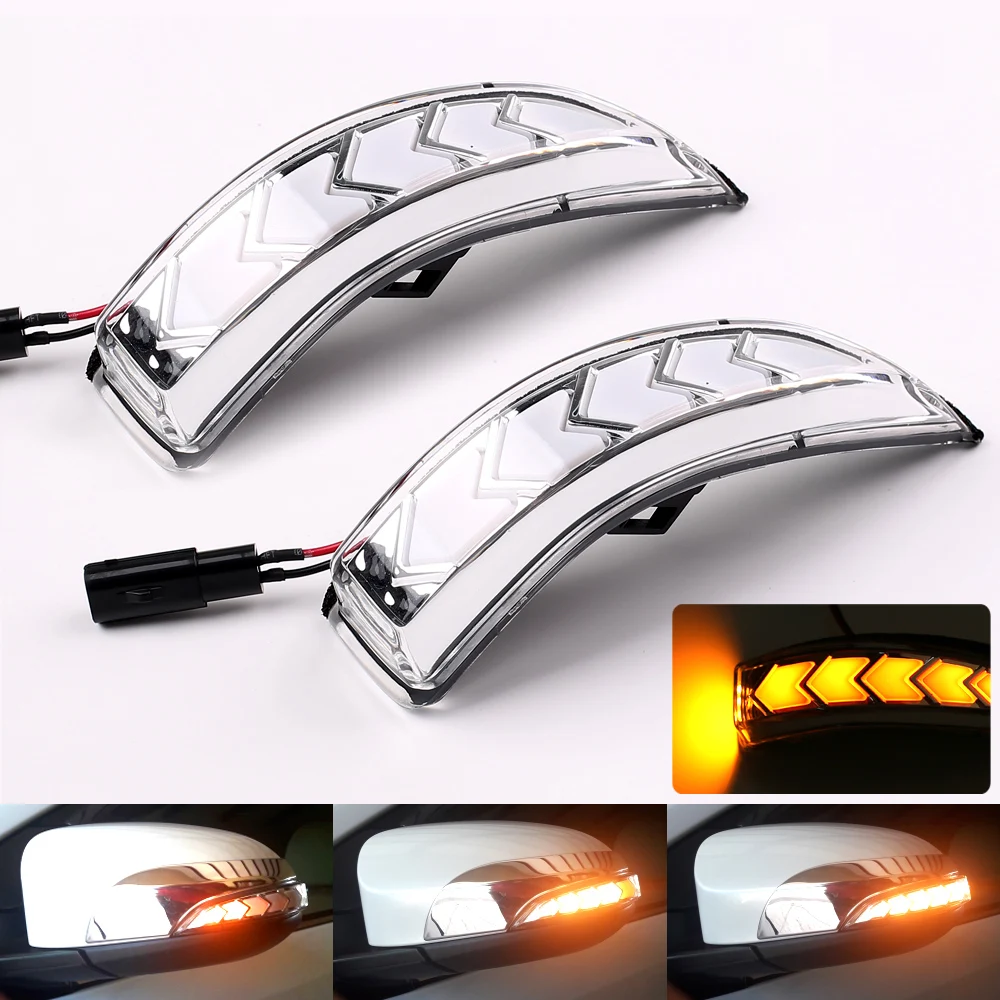 

Flowing Side Rear-view Mirror Dynamic Turn Signal Light Lamp For Toyota Vios Altis Yaris Corolla Camry Accessories
