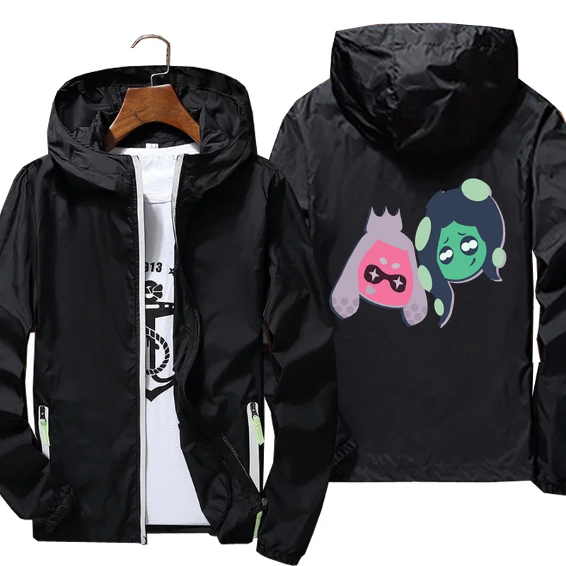 2021 Men's jacket Aquatic Idols - Splatoon 2 printing indbreak jacket Reflective Skin Sun Spring Autumn brand jacket
2021 Men's jacket Aquatic Idols - Splatoon 2 printing indbreak jacket Reflective Skin Sun Spring Autumn brand jacket