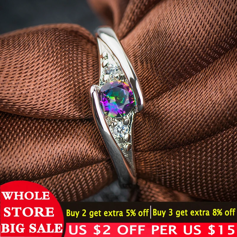 LMNZB Original 100% 925 Silver Rings Trendy Wedding & Party Rings With Rainbow Colors Stone Crystal Jewelry For Women LR0035
LMNZB Original 100% 925 Silver Rings Trendy Wedding & Party Rings With Rainbow Colors Stone Crystal Jewelry For Women LR0035