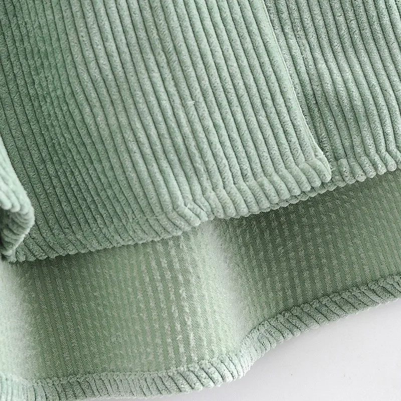 Artsnie Winter Oversized Corduroy Coat Women Turn Down Collar Long Sleeve Belt Jackets Vintage Casual Pockets Green Coats Mujer
Artsnie Winter Oversized Corduroy Coat Women Turn Down Collar Long Sleeve Belt Jackets Vintage Casual Pockets Green Coats Mujer